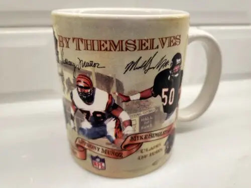 NFL Signed Tommy McDonald Autographed 1989 HOF Class Ceramic Coffee Mug for fans