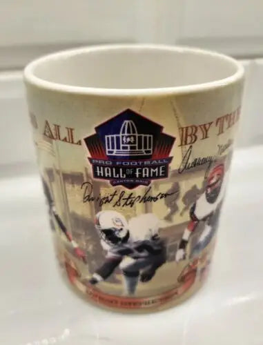 NFL Signed Autographed 1989 HOF Class Tommy McDonald Bears Ceramic Coffee Mug