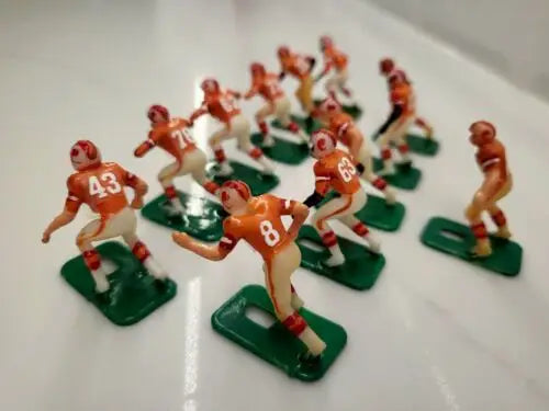 Vintage NFL Buccaneers electronic football toy figures for Buccaneers electronic football gameplay