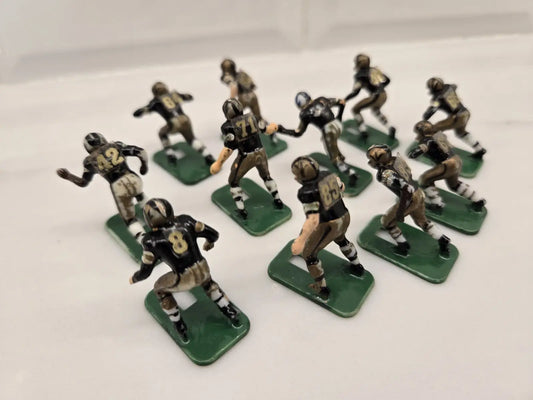 Miniature NFL Vintage Tudor Black Shoe New Orleans Saints electronic football players figurines