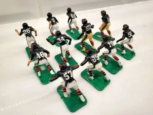 Toy football players from NFL Vtg Haiti Tudor Chicago Bears Electronic Football Player Set