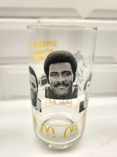 NFL Vtg Superbowl XIV Pittsburgh Steelers McDonald’s officially licensed commemorative glass