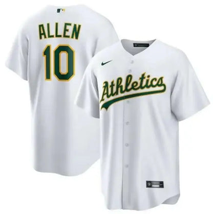 White Oakland Athletics Nick Allen Nike Home Replica Baseball Jersey