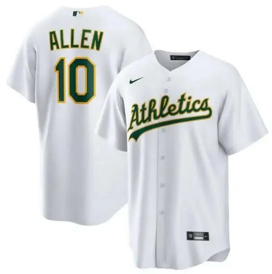White Oakland Athletics Nick Allen Nike Home Replica Baseball Jersey