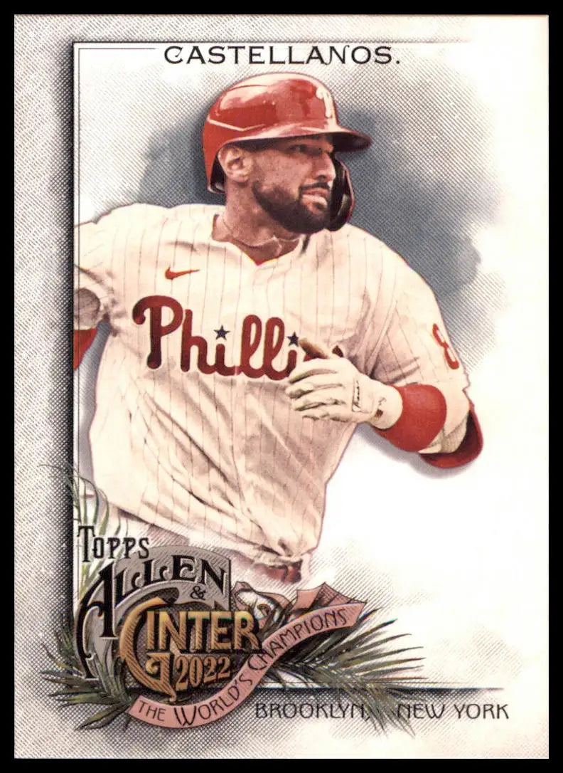 Baseball card of Nick Castellanos from 2022 Topps Allen & Ginter series