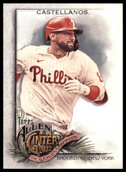 Baseball card of Nick Castellanos from 2022 Topps Allen & Ginter series