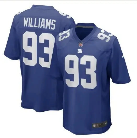 Blue Nick Williams New York Giants Nike Game Player Jersey front view