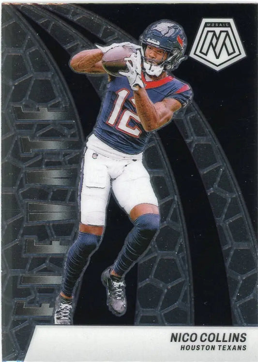 Nico Collins 2024 Panini Mosaic Elevate Houston Texans NFL football card