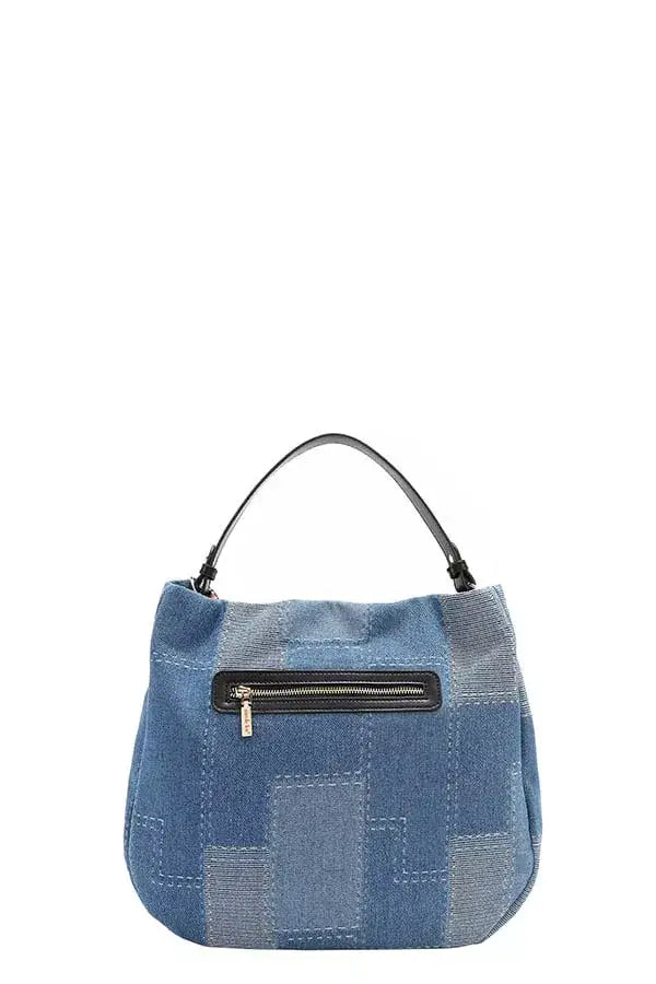 Nicole Lee USA Bosque De Amor Denim Hobo Bag - BOSQUE DE AMOR / OS