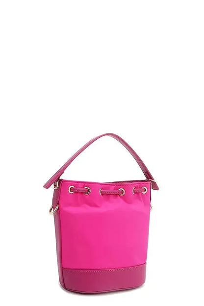 Nicole Lee USA Color Patch Bucket Bag