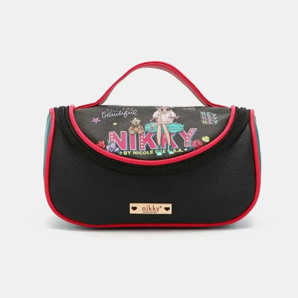 Nicole Lee USA Nikky Contrast Makeup Bag - EyeContact / One Size