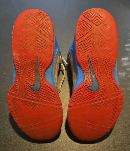 Nike Air Max Hyperdunk 2011 Low 524041-009 Blue Red Basketball Shoes Size 10.5