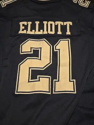 Nike Ezekiel Elliott Cowboys jersey with Elliott and number 21 in blue Size Small