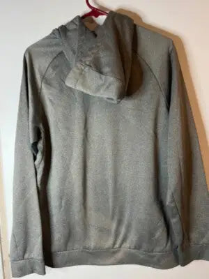 Nike Heather Gray Pullover Hoodie featuring a comfortable heather gray hooded sweatshirt