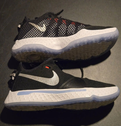 Nike Running Shoes Mens 8 Black White Mesh Slip On Zipper Sneakers CD5079-001 - Running Shoes