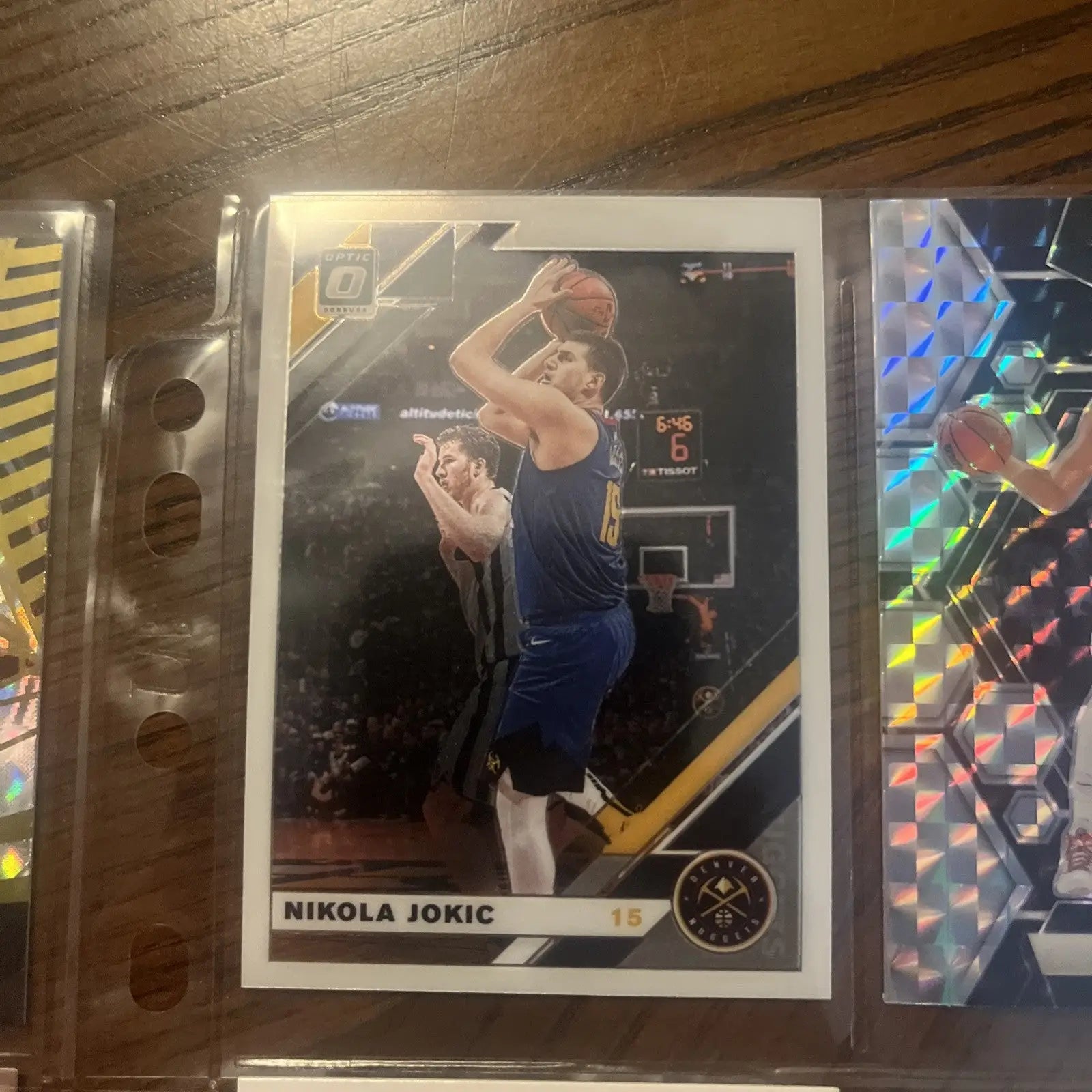 Nikola Jokić basketball card from the Nikola Jokić 16 Card Lot trading cards collection
