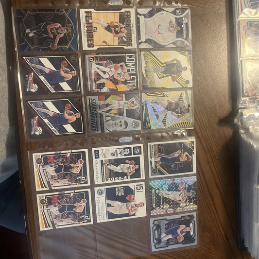 Nikola Jokić trading cards featured in a premium card lot collection