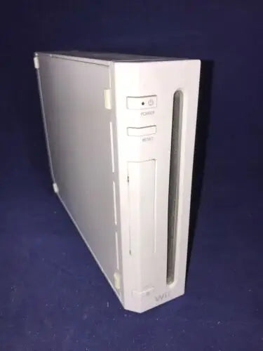 White Nintendo Wii Console displayed in Nintendo Wii White Console (NTSC) product listing
