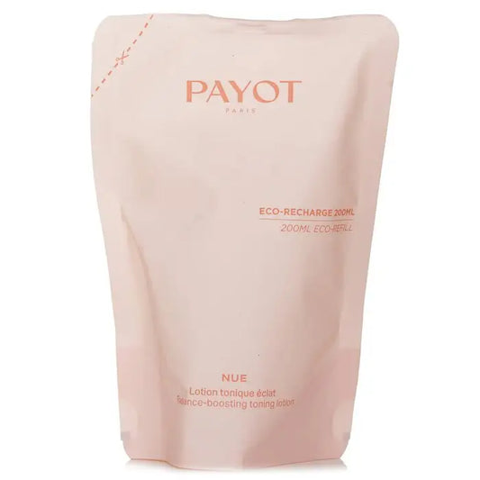 Light pink refill pouch for Nue Radiance-boosting Toning Lotion, 200ml, facial skincare