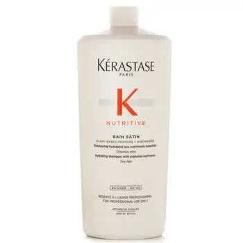 Nutritive Bain Satin Hydrating Shampoo With Essential Nutriments (Dry Hair) - 1000ml/34oz - 1000ml/34oz / 1 - Hair Care