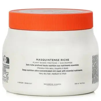 Nutritive Masquintense Riche Deep Nutrition Ultra Concentrated Rich Mask With Essential Nutriments - 500ml/16.9oz
