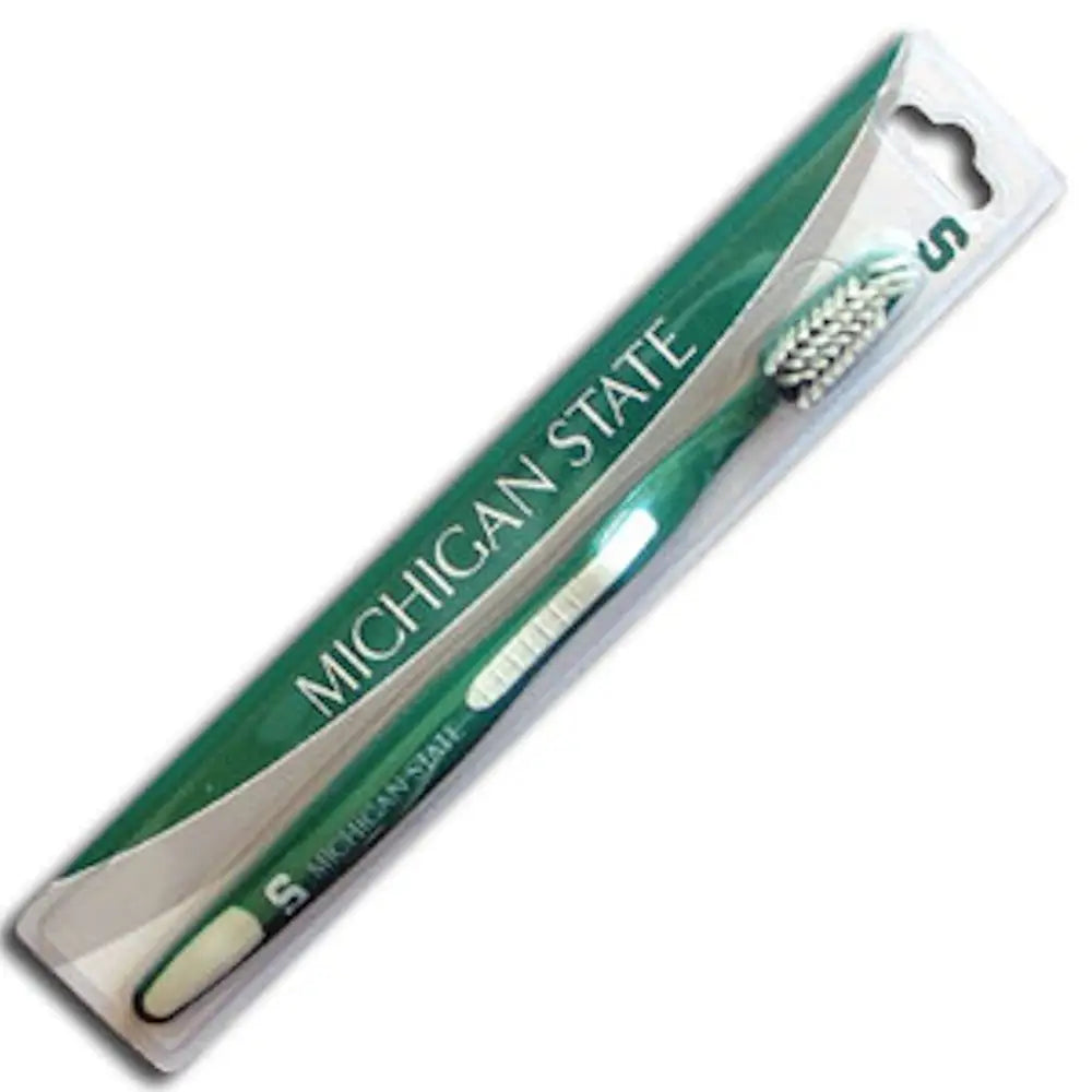 Michigan State team toothbrush in green and white, perfect for fans and collectors
