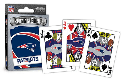 New England Patriots themed playing cards from Official NFL Playing Cards collection