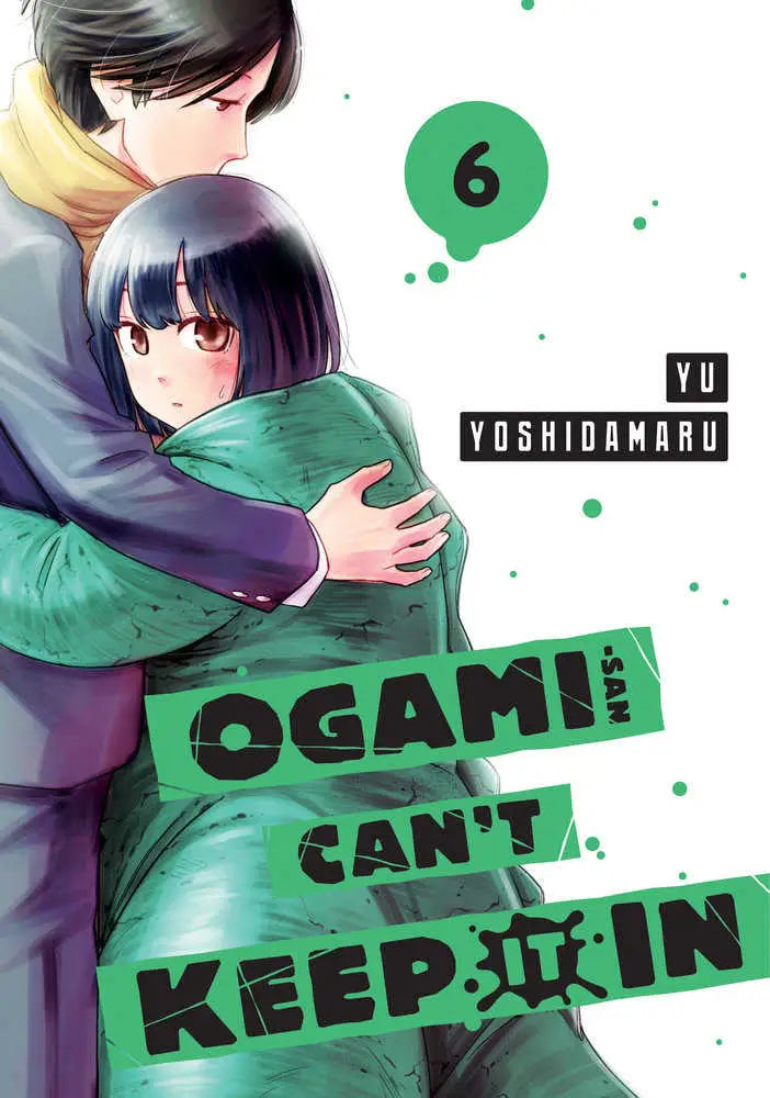 Manga cover of Ogami-San Can’T Keep It In 6 featuring a high school setting
