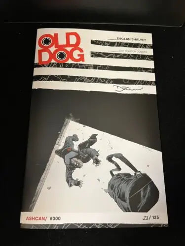 Old Dog comic book promo ashcan image signed by Declan Shalvey Auto NMT Image Comics