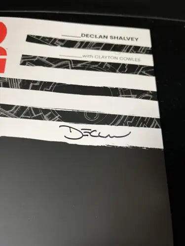 Signed OLD DOG #0 promo ashcan image comics cover by Declan Shalvey Auto NMT
