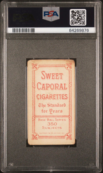 Ollie Pickering 1909-11 T206 Sweet Caporal 350/30 in PSA 2 protective case