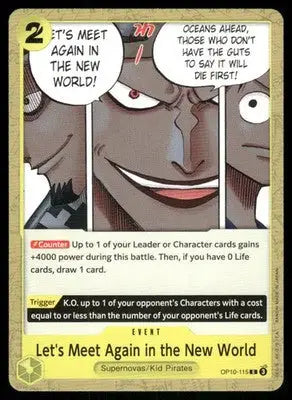 One Piece Card Game Let’s Meet Again in the New World #OP01-115 Royal Blood