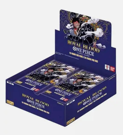 One Piece TCG Royal Blood OP-10 Box featuring collectible trading cards booster box