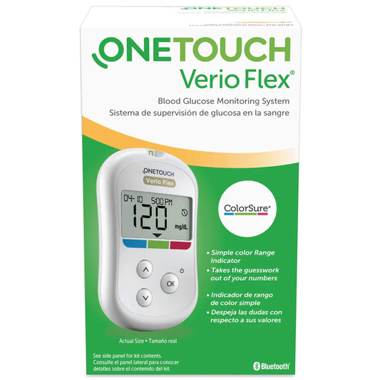 Alt text for onetouch verio flex blood glucose monitoring system product image