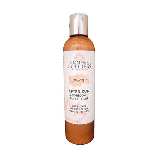 Organic After Sun Lotion & Tan Extender + Aluminizing Shimmer