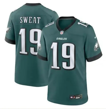 Green Philadelphia Eagles Nike Team Game Jersey with number 19, Eagles Nike apparel