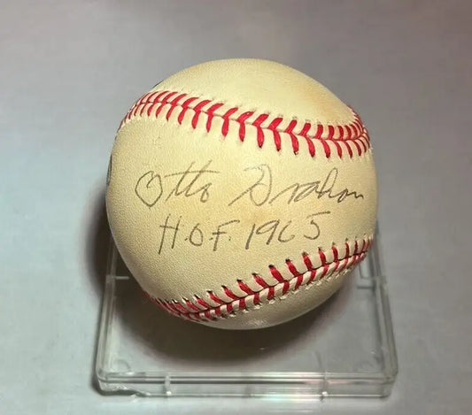 Otto Graham Autographed Auto ONL Ball Baseball from Cleveland Browns BAS Authentic
