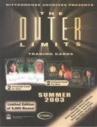 Trading card box for Outer Limits 2003 limited edition in sell sheet design