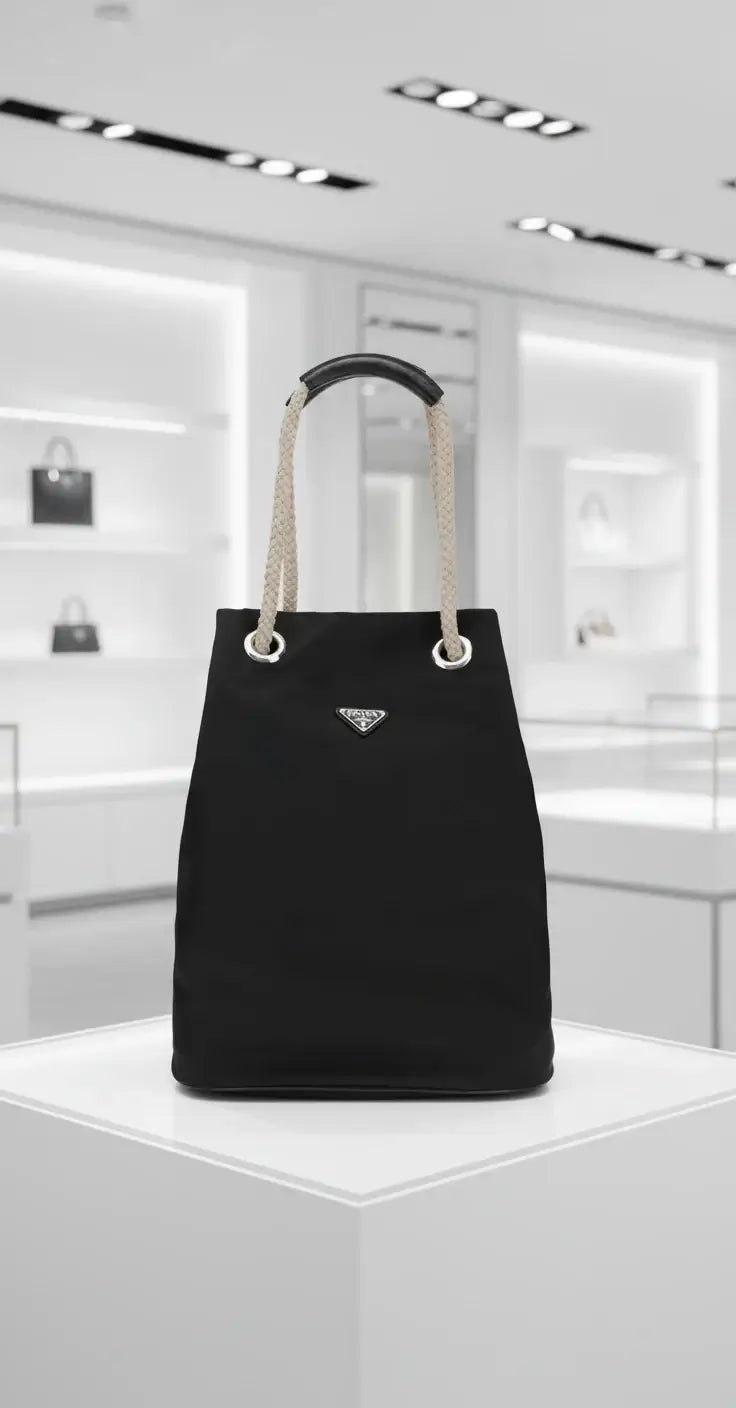 PRADA Medium Mariner Re-Nylon Bucket Bag