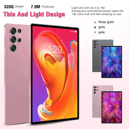 Pad Ultra original 16GB 1TB Tablet in rose gold, grey, pink with multi-camera system