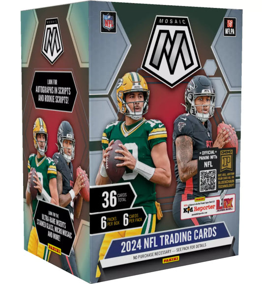2024 NFL Mosaic trading card blaster box for Panini Football Mosaic collection