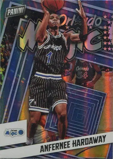 Basketball trading card of Anfernee Hardaway, Orlando Magic parallel base card