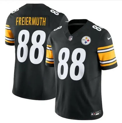 Black Pat Freiermuth Pittsburgh Steelers Nike Vapor F.U.S.E. Limited Jersey with 88 and Freiermuth on back