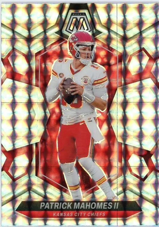 Patrick Mahomes II 2024 Panini Mosaic Silver Mosaic #106 Kansas City Chiefs Card