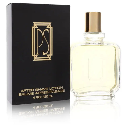 Paul Sebastian after shave lotion with black box and clear glass bottle for evening wear