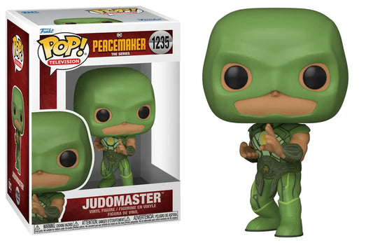 Funko Pop Judomaster vinyl figure in green bodysuit from Peacemaker series