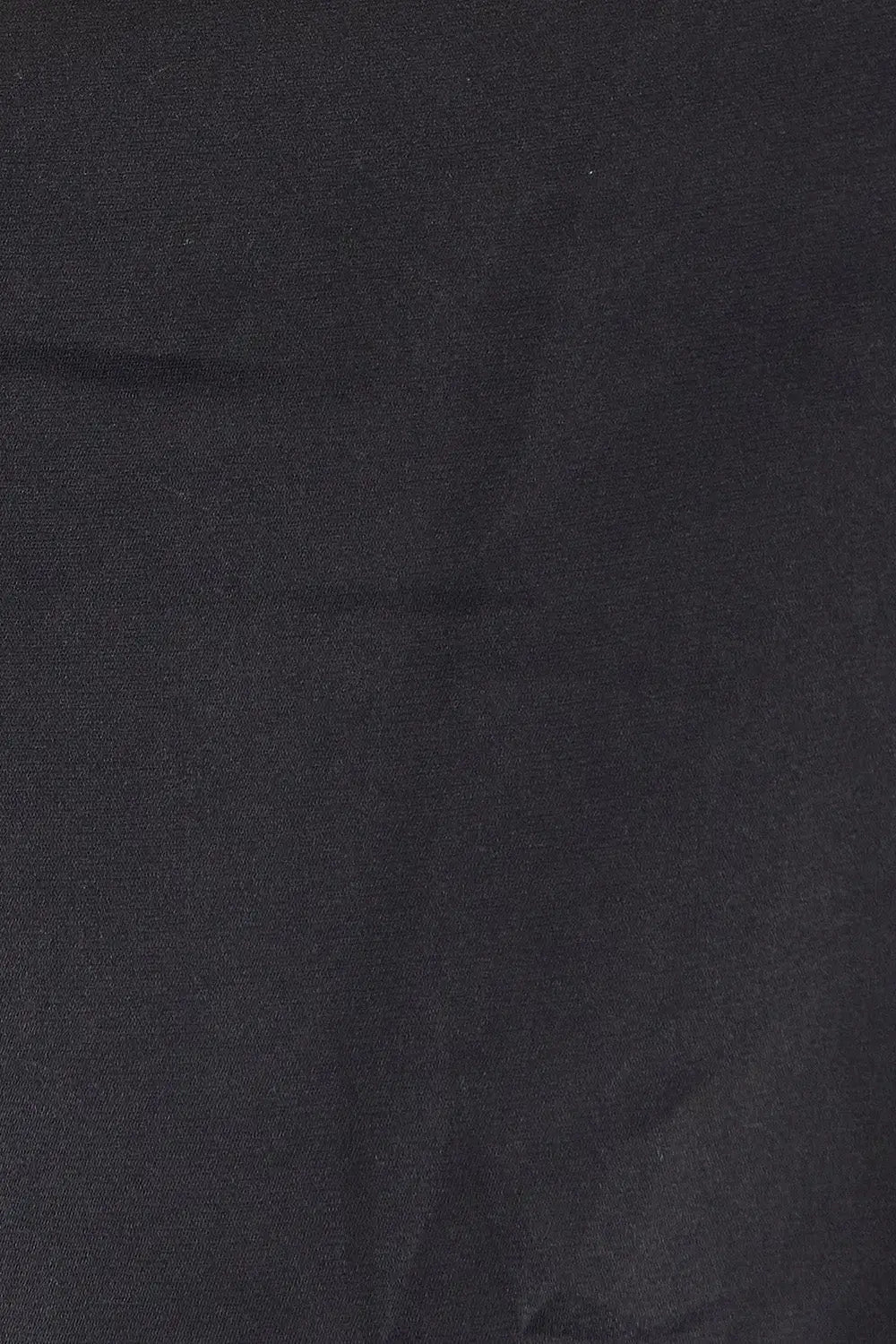 Dark gray textured fabric of Perfee Grecian Cold Shoulder Long Sleeve Blouse with sleeve length