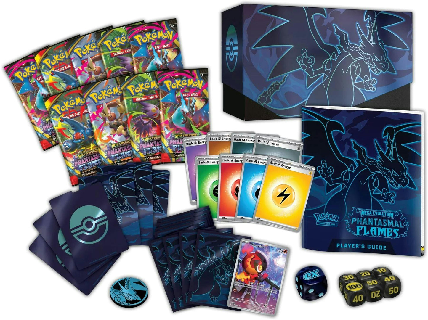Pokémon TCG: Mega Evolution – Phantasmal Flames Elite Trainer Box (Presell)