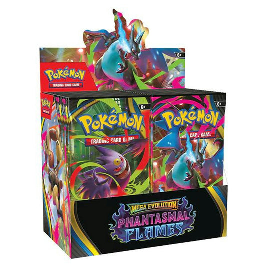 Pokémon TCG: Mega Evolution – Phantasmal Flames Booster Box (Presell)