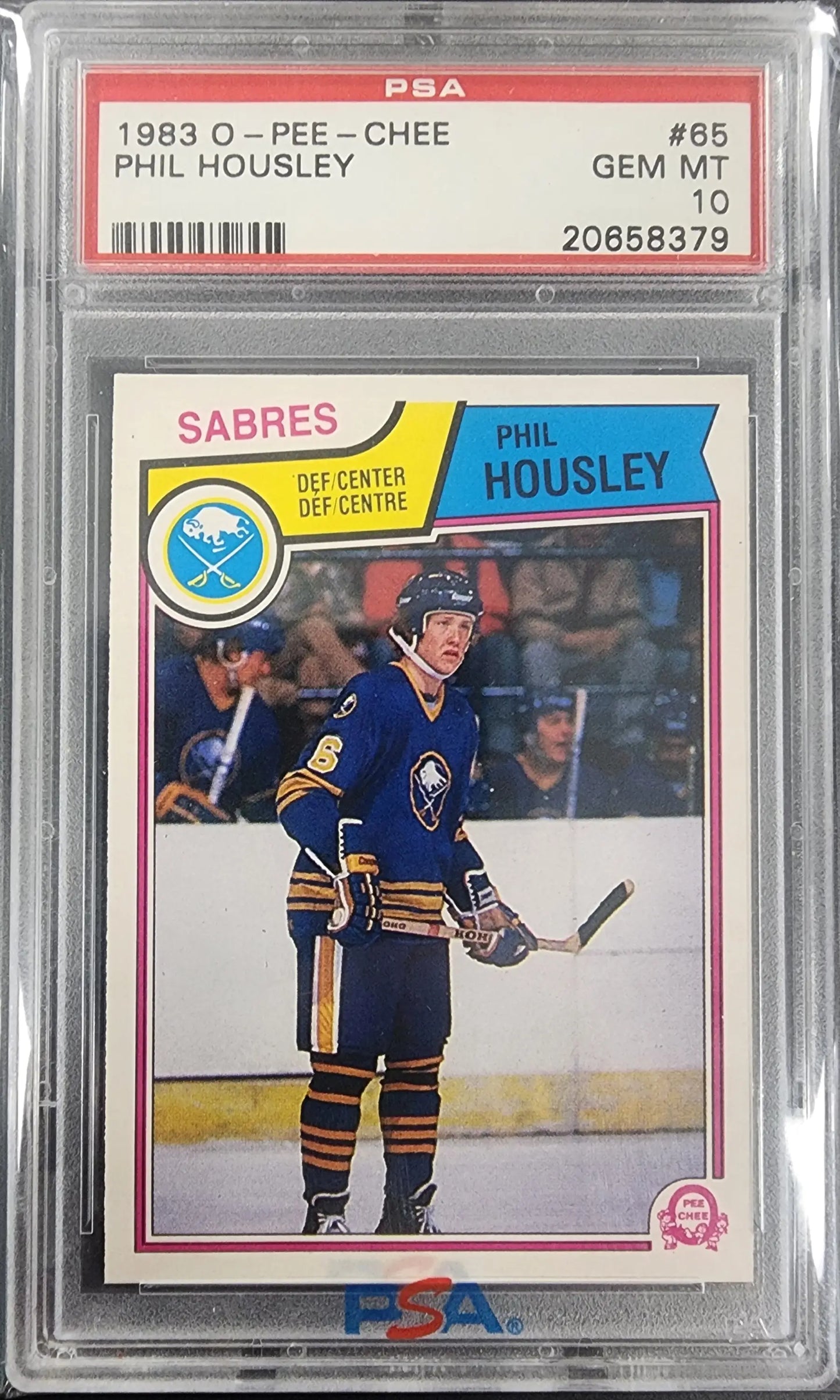 Phil Housley 1983 O-Pee-Chee #65 PSA 10 Gem Mint - Singles